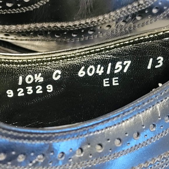 Florsheim Imperial Short Wing 92329 men's wingtip dress shoe. Size 10.5 - Picture 8 of 9